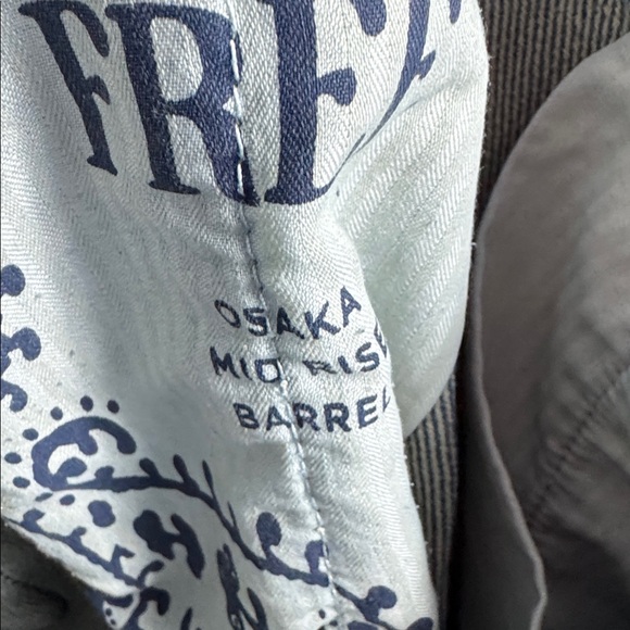 Free people osaka mid rise barrel jeans size 25 - Picture 8 of 13